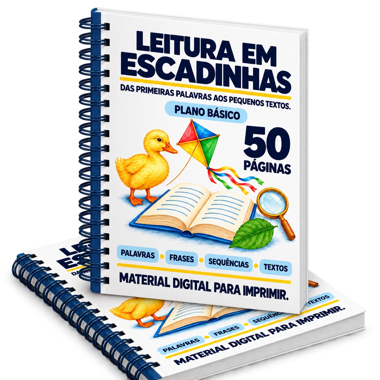 Plano Básico Leitura em Escadinhas, 50 páginas por R$ 10,00